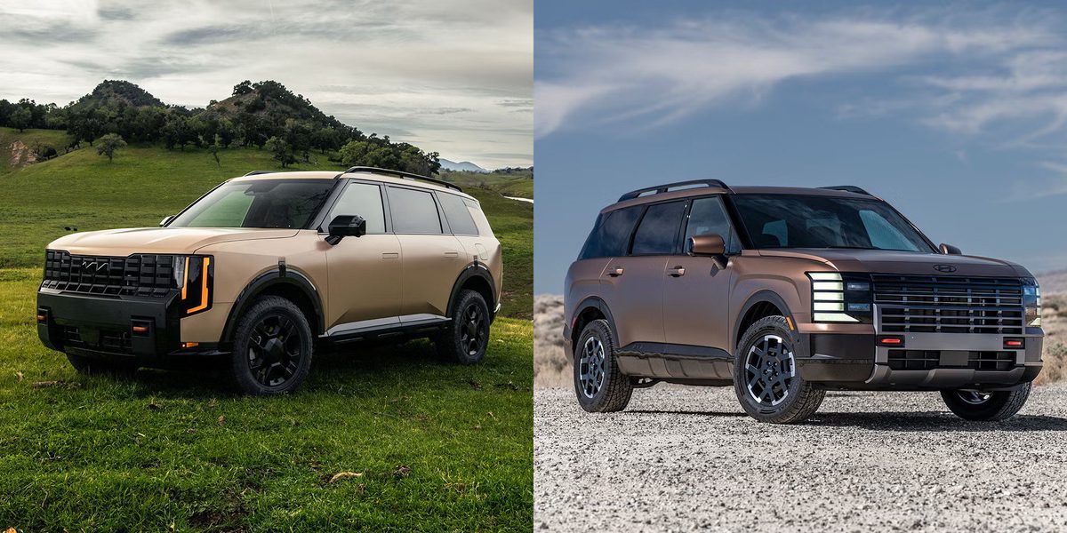 2027 kia telluride x pro and 2026 hyundai palisade xrt pro