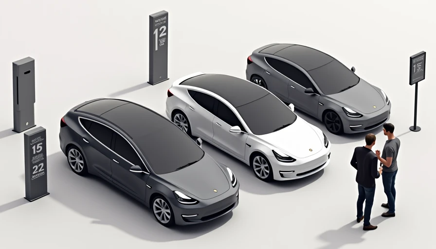 Illustration for electric car comparison 2026