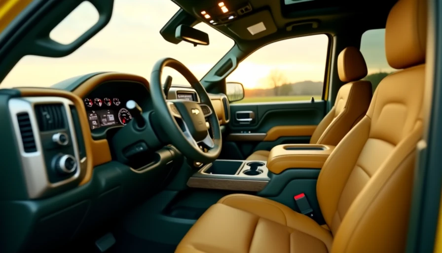 Illustration for silverado ev trail boss interior