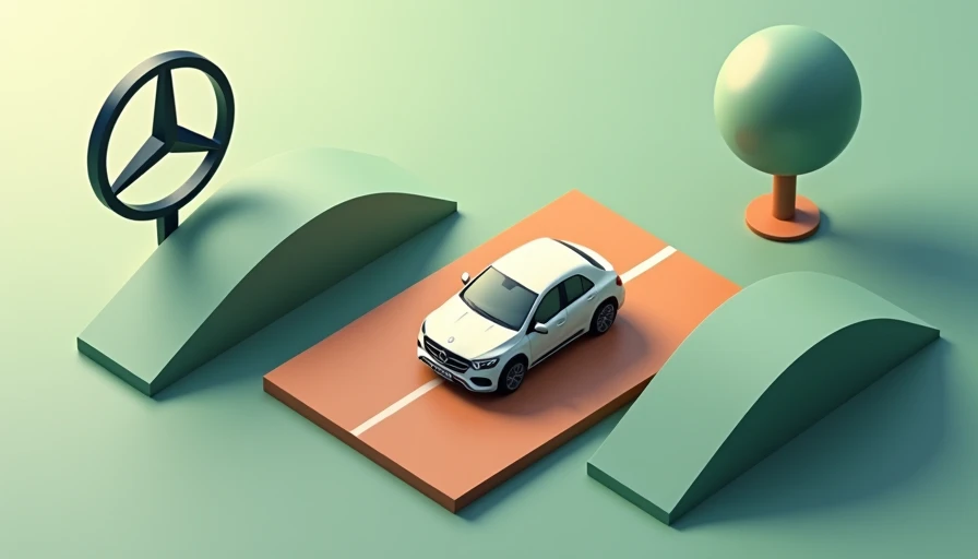 Illustration for mercedes benz c300