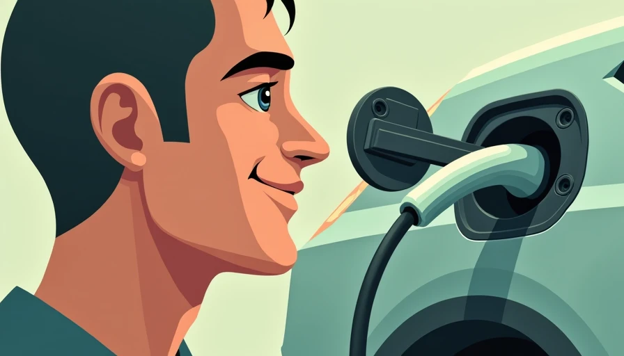 Illustration for plug in hybrid suv
