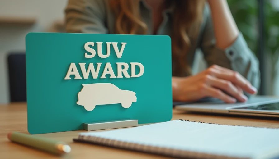 Illustration for car and driver best suv