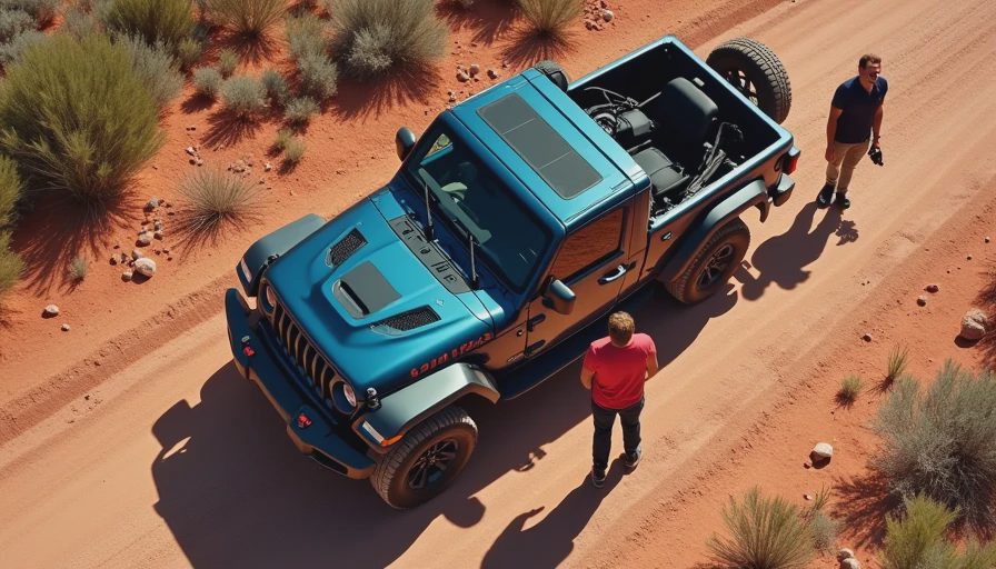 Illustration for jeep recon