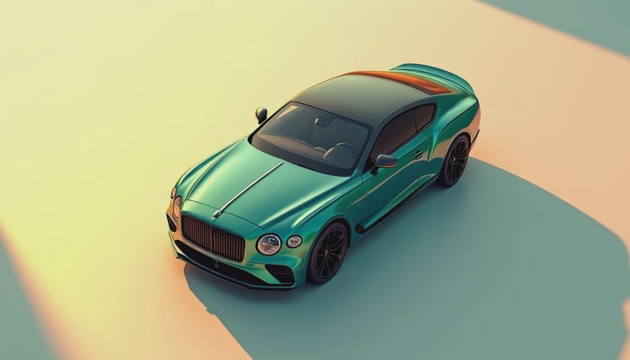 Illustration for bentley continental gt