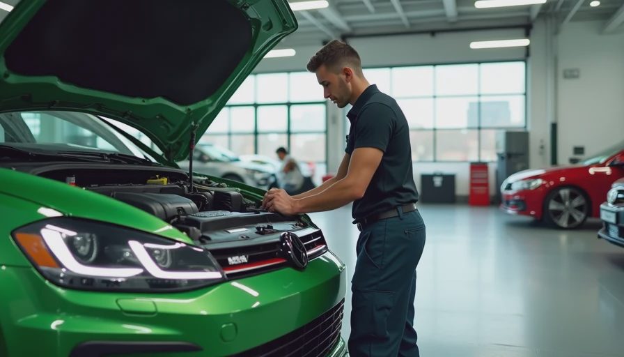 Visual context for 2026 Golf R engine details