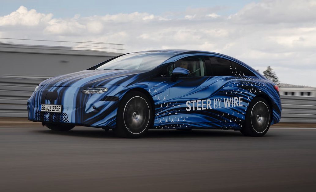2026 Mercedes-Benz EQS Gets a Steer-by-Wire System and a Yoke Steering Wheel